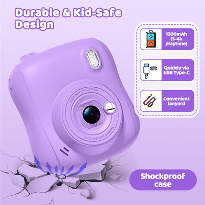 Hangrui high definition camera kit with included thermal paper rolls and markers