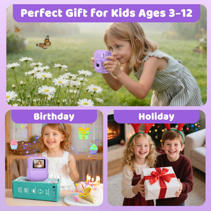 Hangrui interactive multimedia toy camera displaying built-in game menus