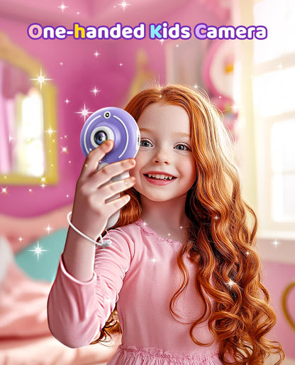 TEKFUN girls digital video camera selfie lens close up