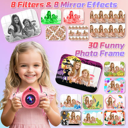Uffylle children video recorder displaying the wall projection feature in action