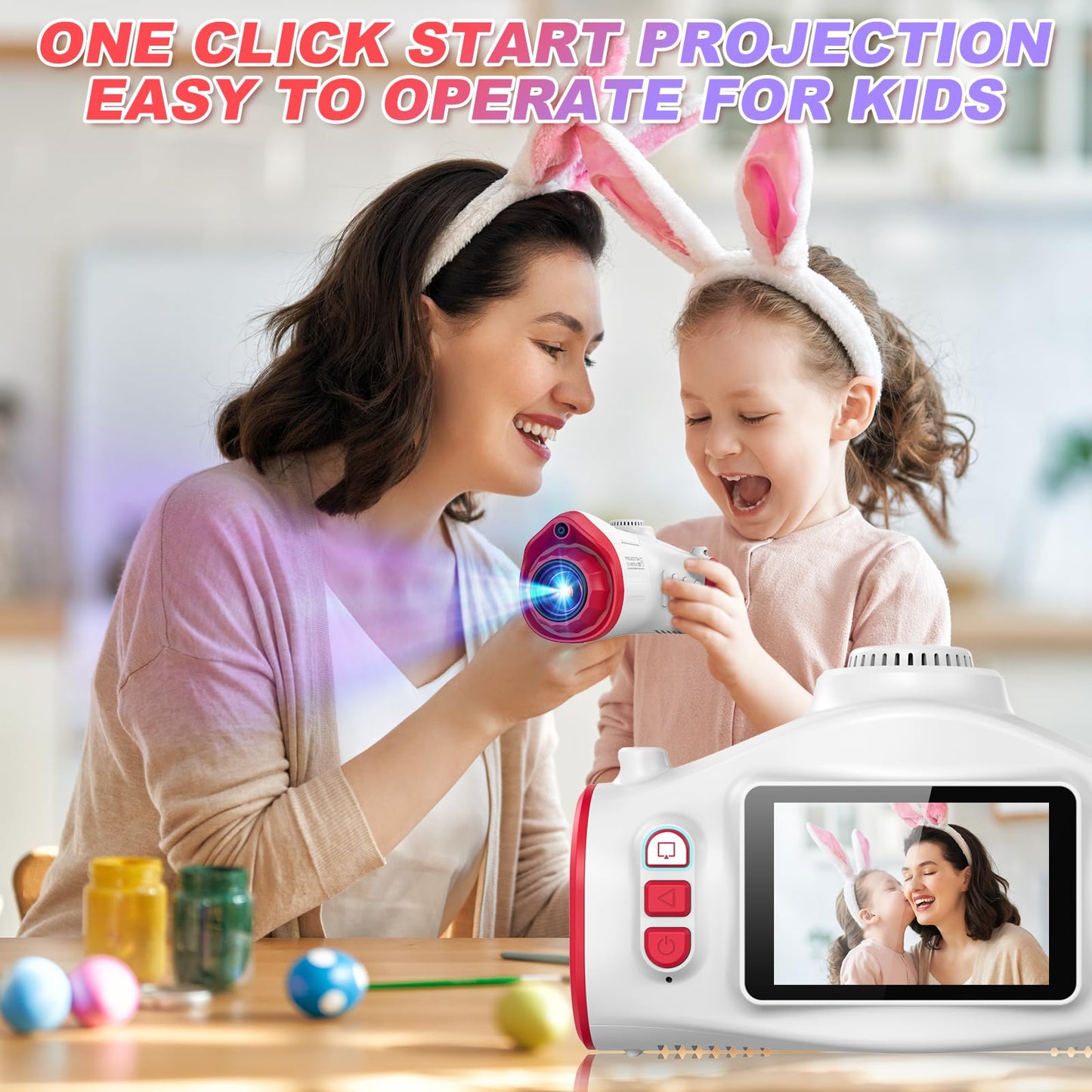 Usteetic premium imported kids camera with included 32GB memory card and lanyard