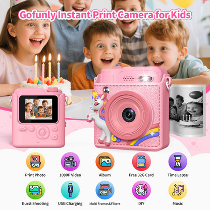 Gofunly children video recorder displaying the 2.4 inch LED screen and rear controls