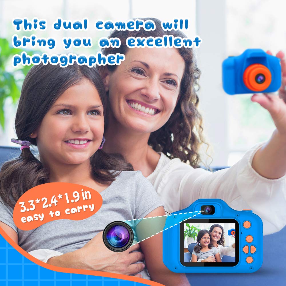 Dylanto toddler portable toy camcorder with premium shockproof silicone cover