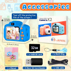 Dylanto electronic photography gift toy for boys showing standard micro USB charging port