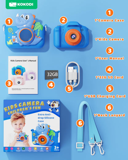 KOKODI authentic imported kid gadget side view detailing the micro USB charging port