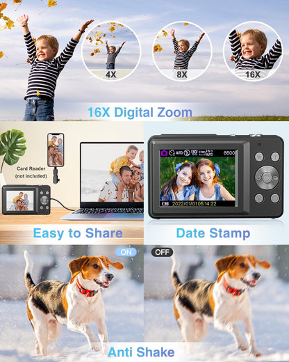 Lecran compact camera side profile highlighting the slim pocket friendly architecture