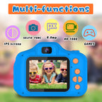 Seckton kids digital toy camera showing the 2 inch screen and rear buttons