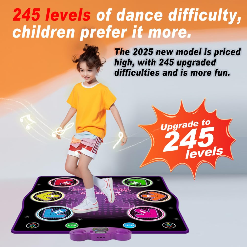 HTASKTEXEH dance mat connected to a smartphone for music streaming