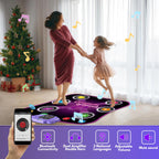 Kid playing on Fuairmee electronic dance pad indoors