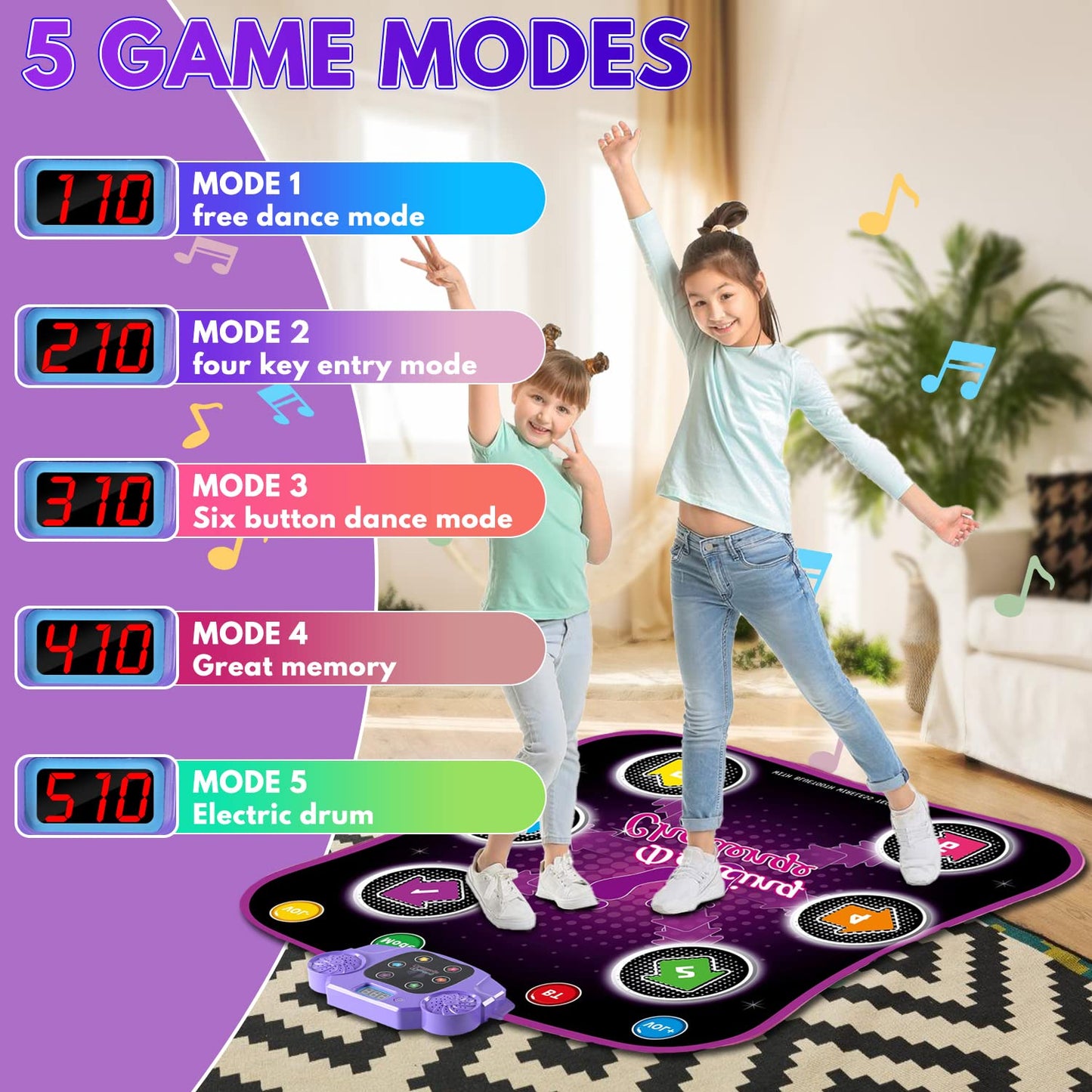 Fuairmee dance mat bluetooth control box close up