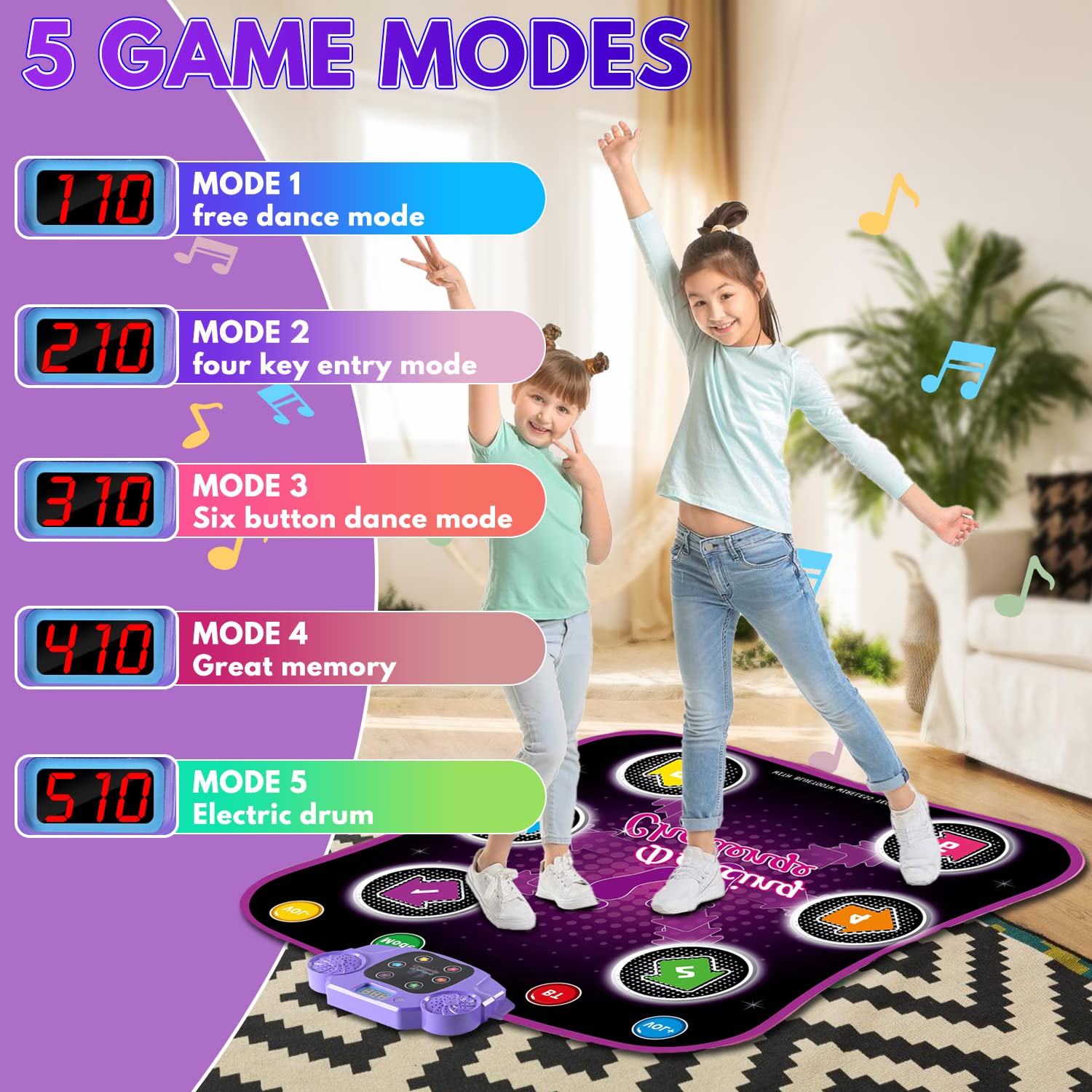 Fuairmee dance mat bluetooth control box close up