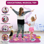 Ankkie foldable dance mat showing non-slip bottom surface