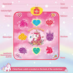 Pink electronic dance mat touch sensitive control panel
