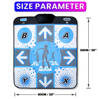 KoveYzao dance pad laid flat on floor for gaming