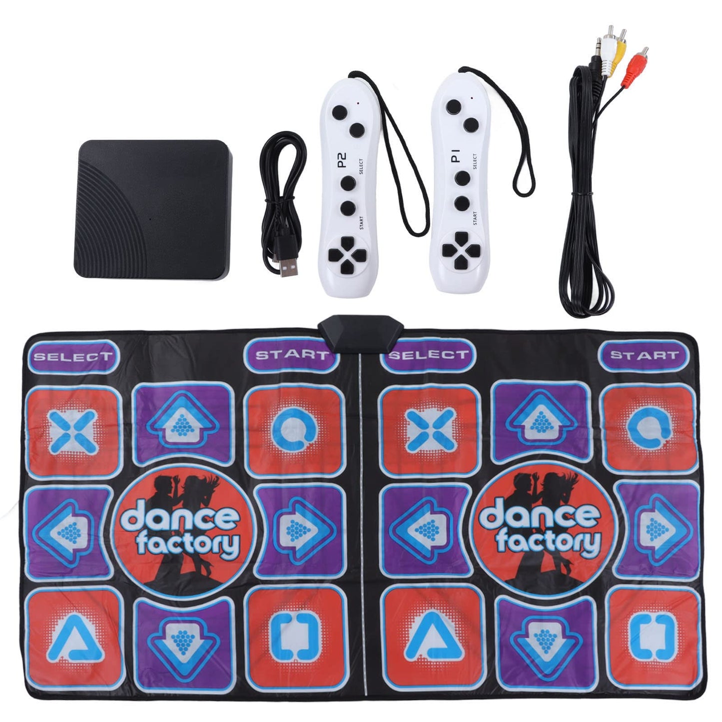 Fosa dance pad folded for easy storage