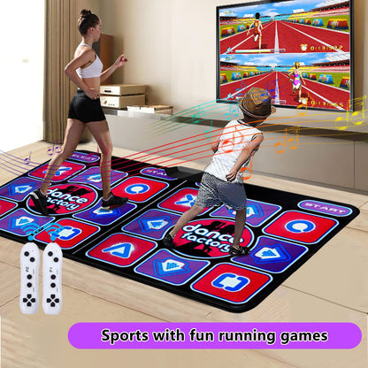 Fosa exercise dance mat in home living room setting