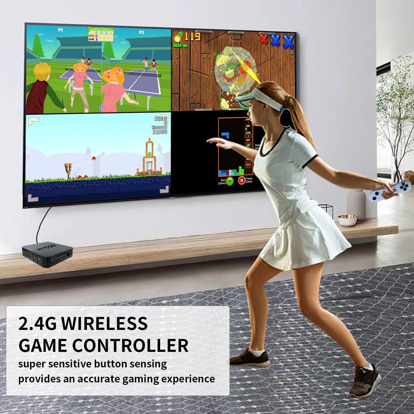 Plug and play HDMI setup for the dance mat