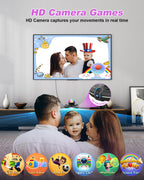 Acelufly dance pad with wireless controllers for kids