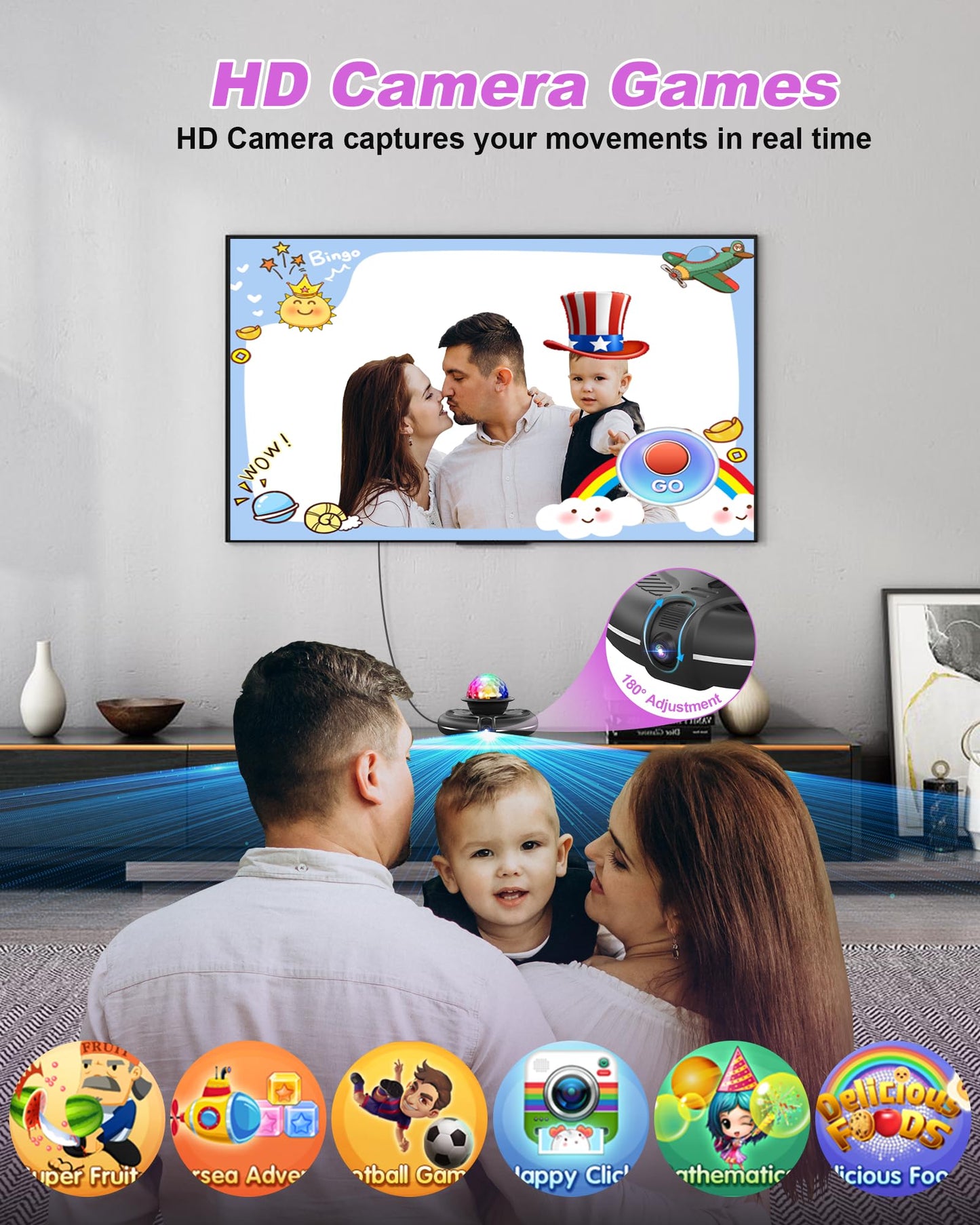 Acelufly dance pad with wireless controllers for kids
