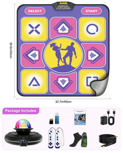 Wireless dance mat connectivity and HDMI setup