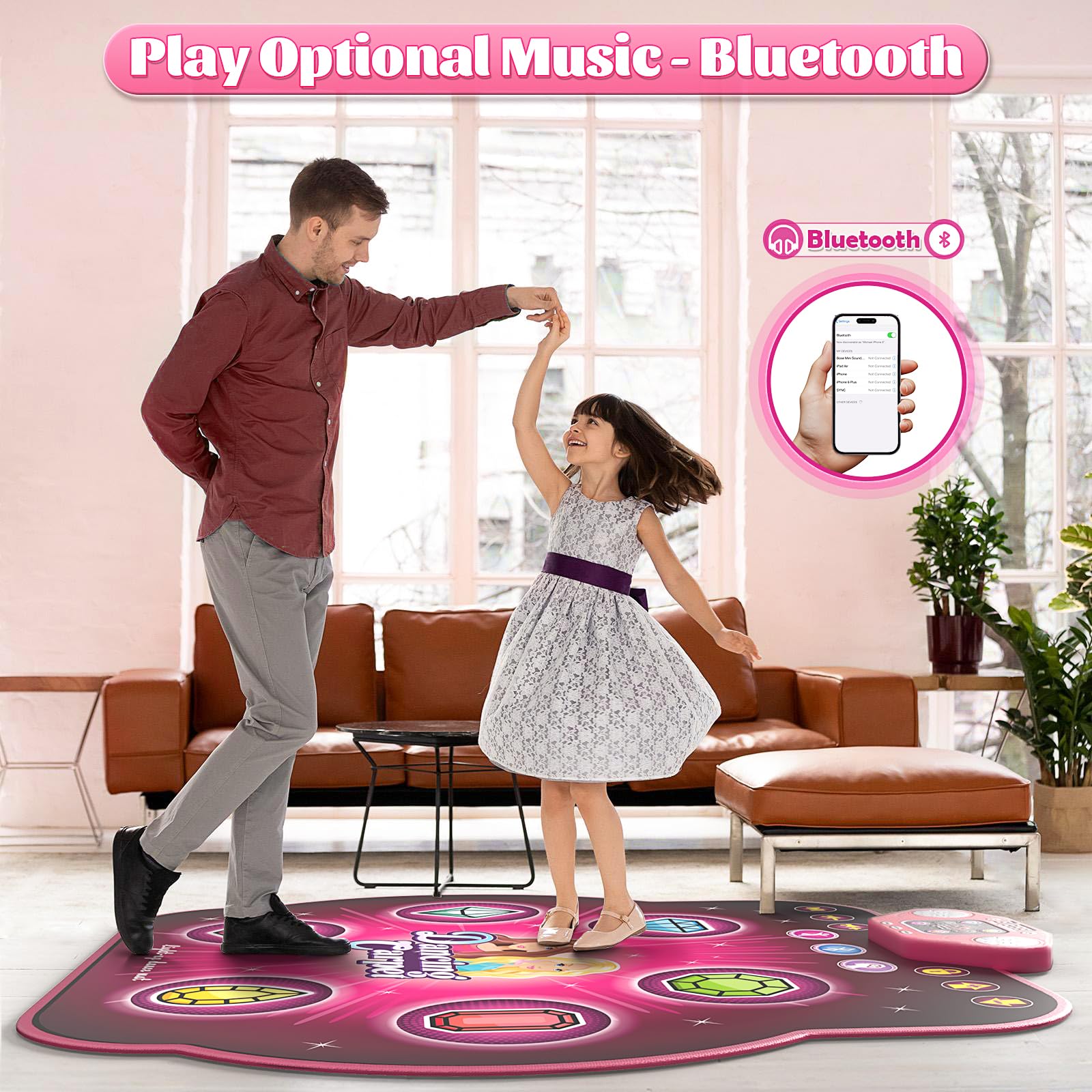 Detailed view of Waykee dance mat electronic control module