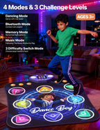 Children playing on TooLion light-up electronic dance pad