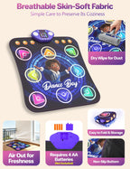 Safety certified non-slip backing of TooLion dance floor mat
