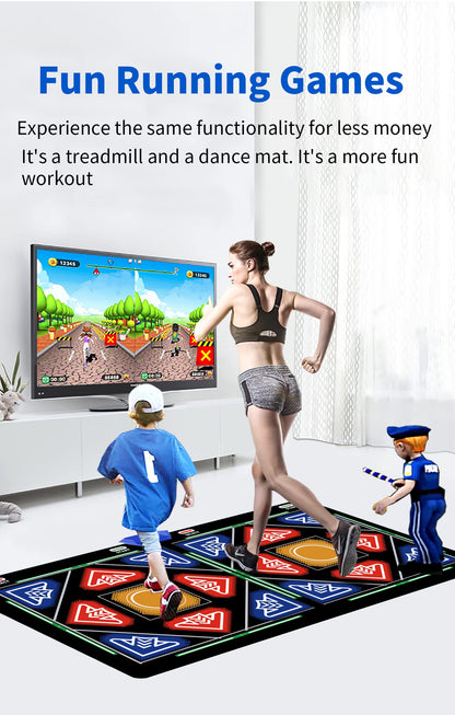 Top view of HSAHL dance mat with 64GB memory card slot