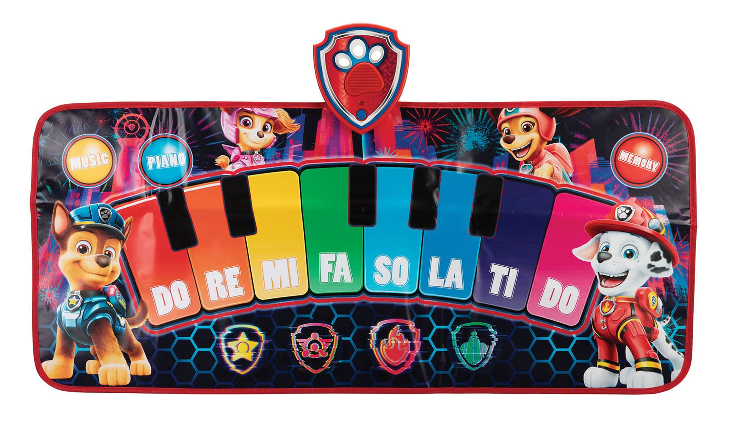 Close up of Paw Patrol Movie Music Mat control panel and buttons