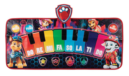 Close up of Paw Patrol Movie Music Mat control panel and buttons