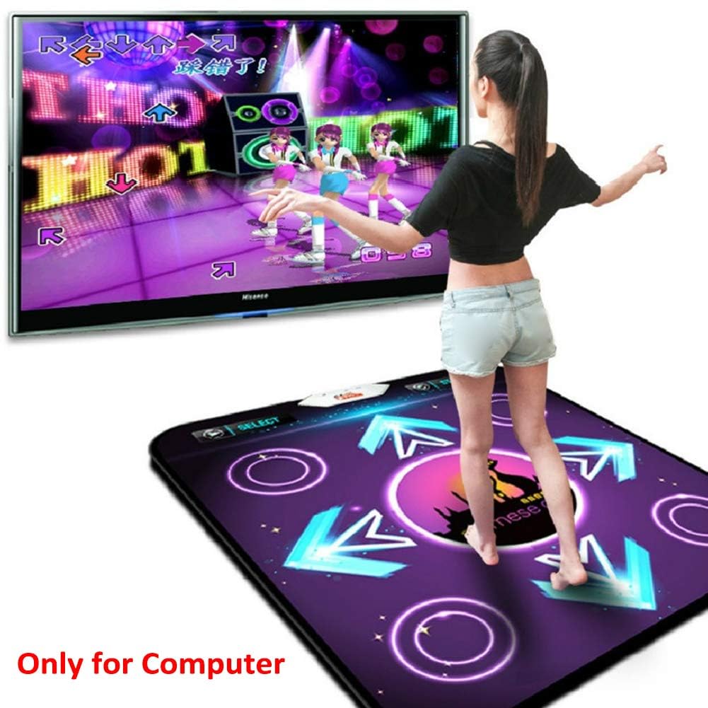 Back side view of Fayle dance mat showing anti-slip grip