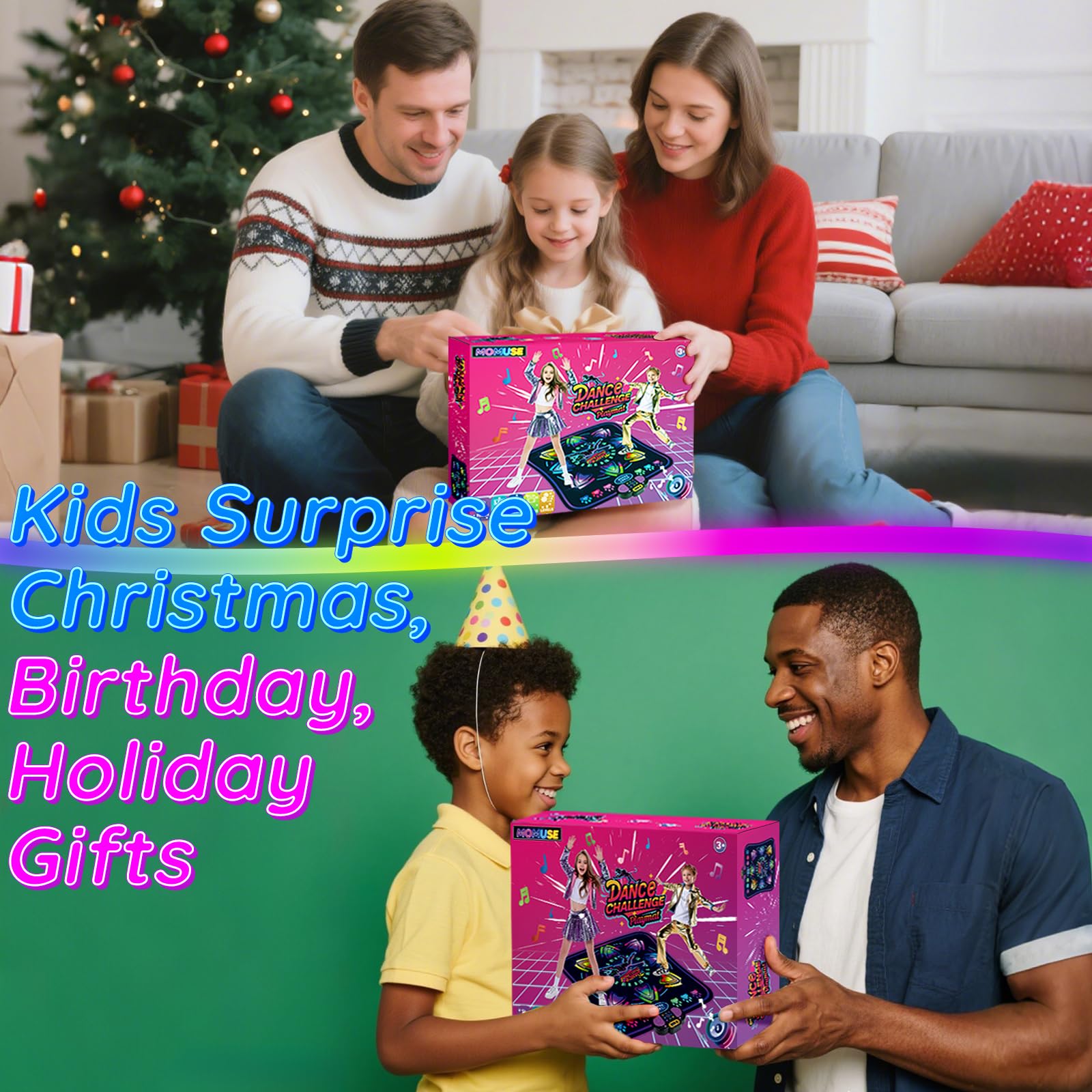 MOMUSE dance mat gift box packaging