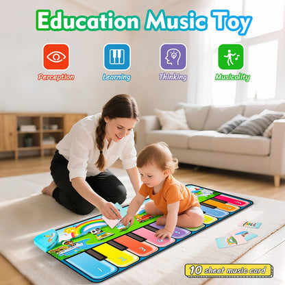 Fuceoruy educational sensory playmat for 1 2 3 year olds