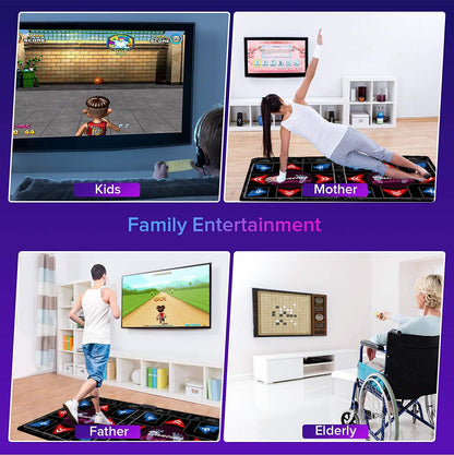 Wireless controllers for WuZhuangYuan interactive dance mat