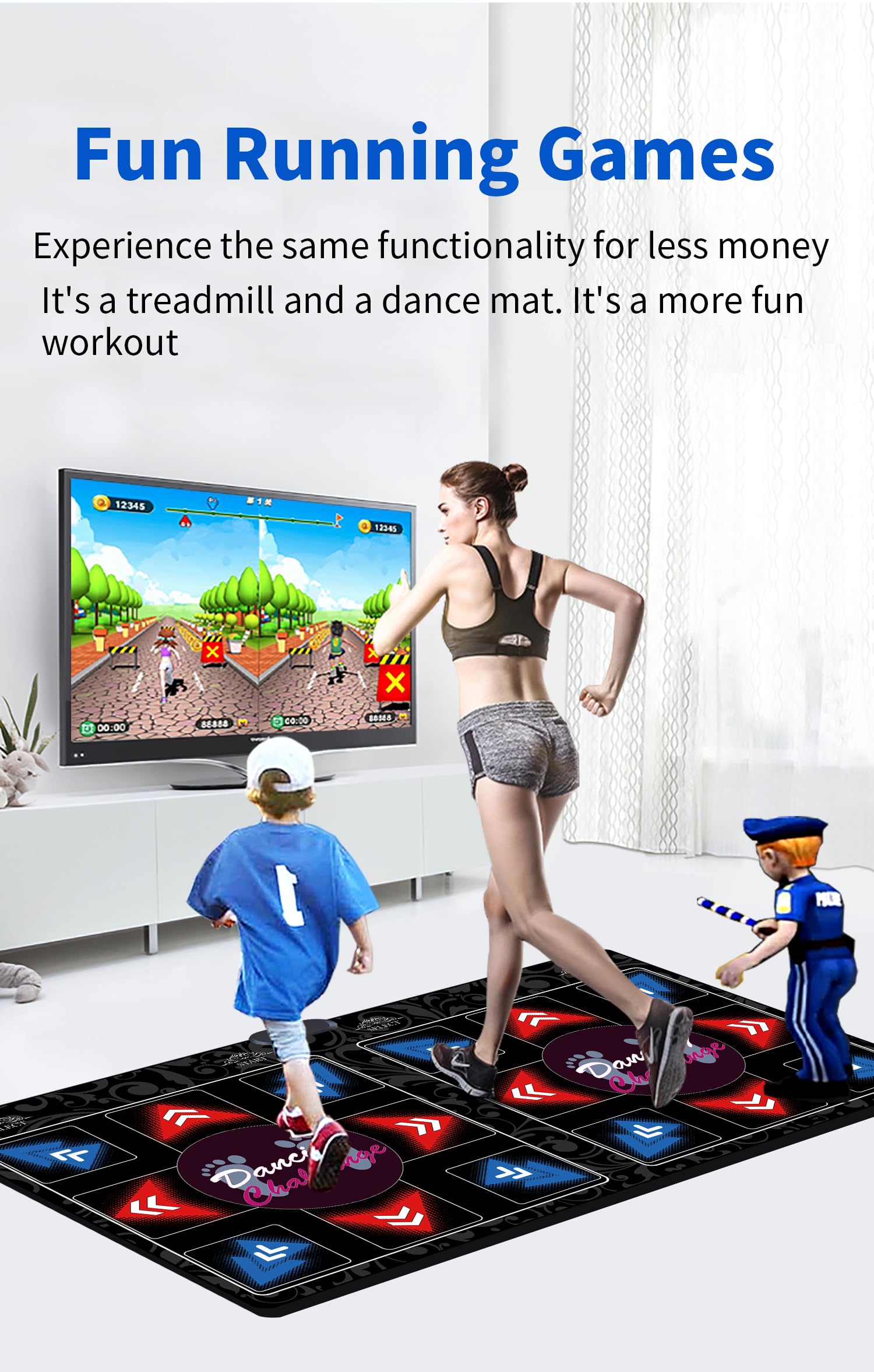 WuZhuangYuan 64GB memory card fitness dance mat menu display