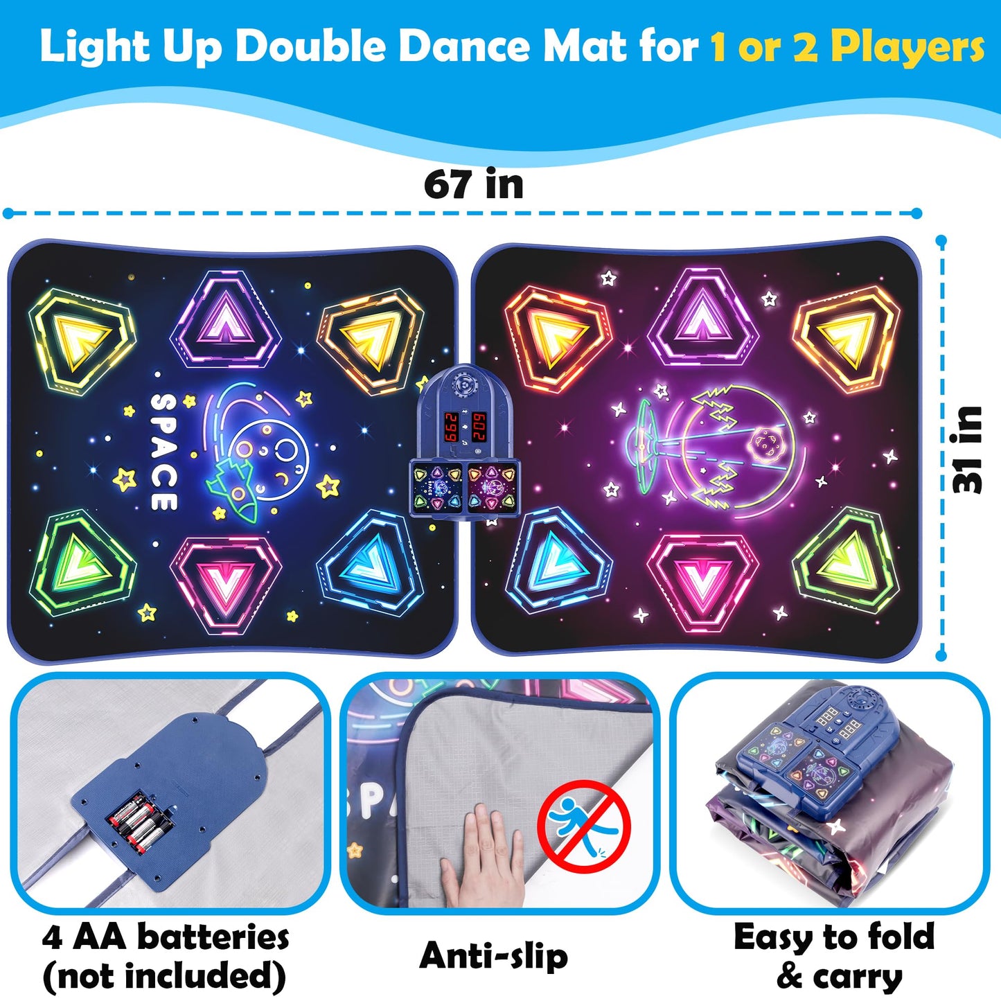 Pafolo dance mat Bluetooth control box detail