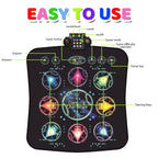 Close up of Zitranse dance mat control panel
