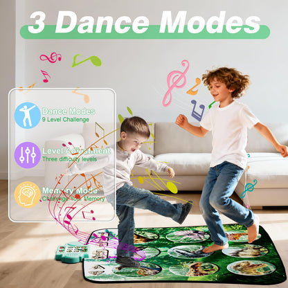 Control box and volume settings on electronic musical mat
