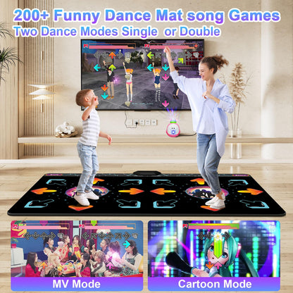 Yrprsodf electronic dance pad with HD camera console