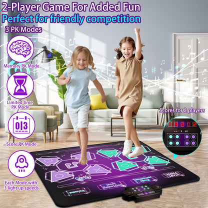 Joyvalley 2 player dance mat electronic floor game