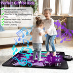 Top view of purple Joyvalley children dance pad