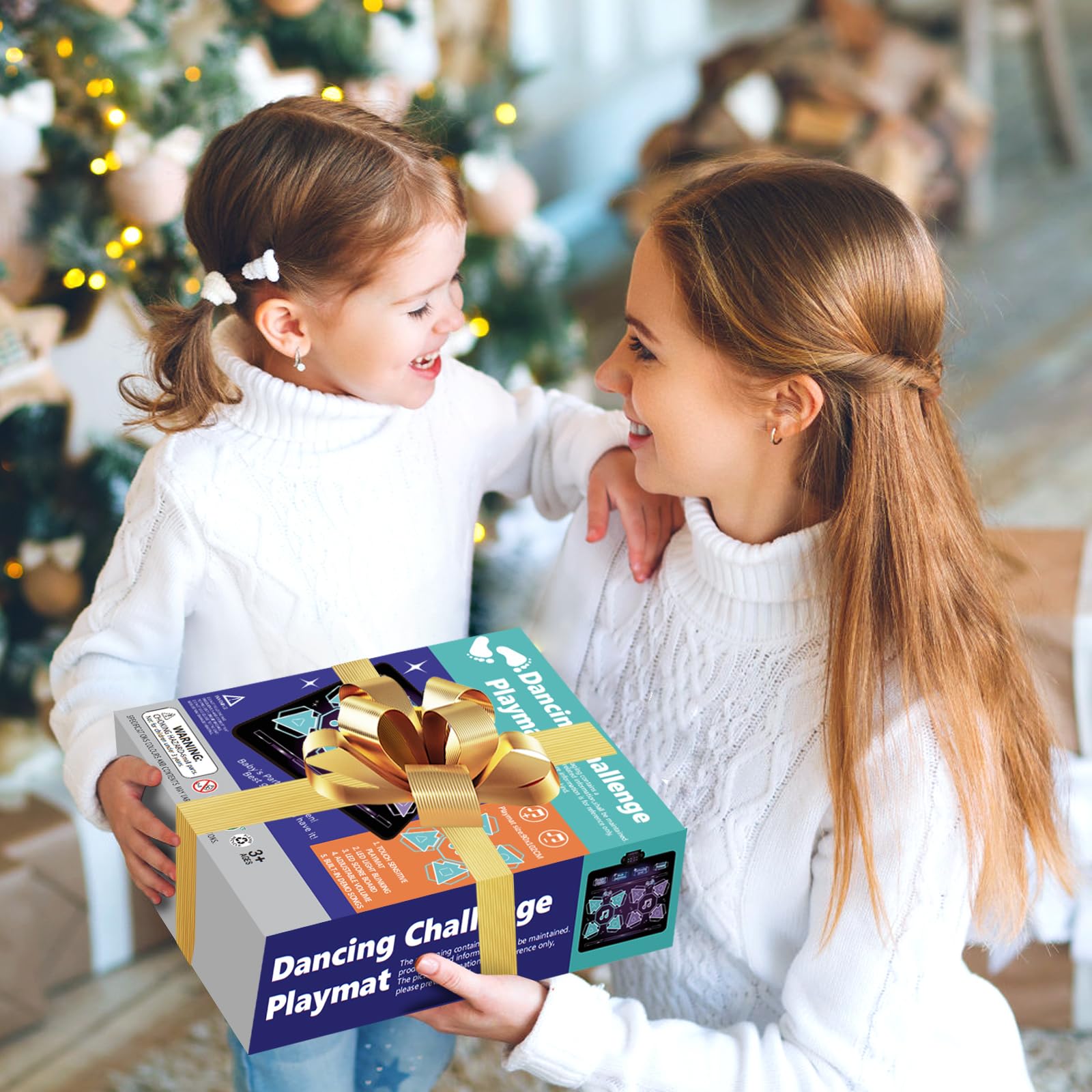 Packaging of Joyvalley kids dance mat for gift