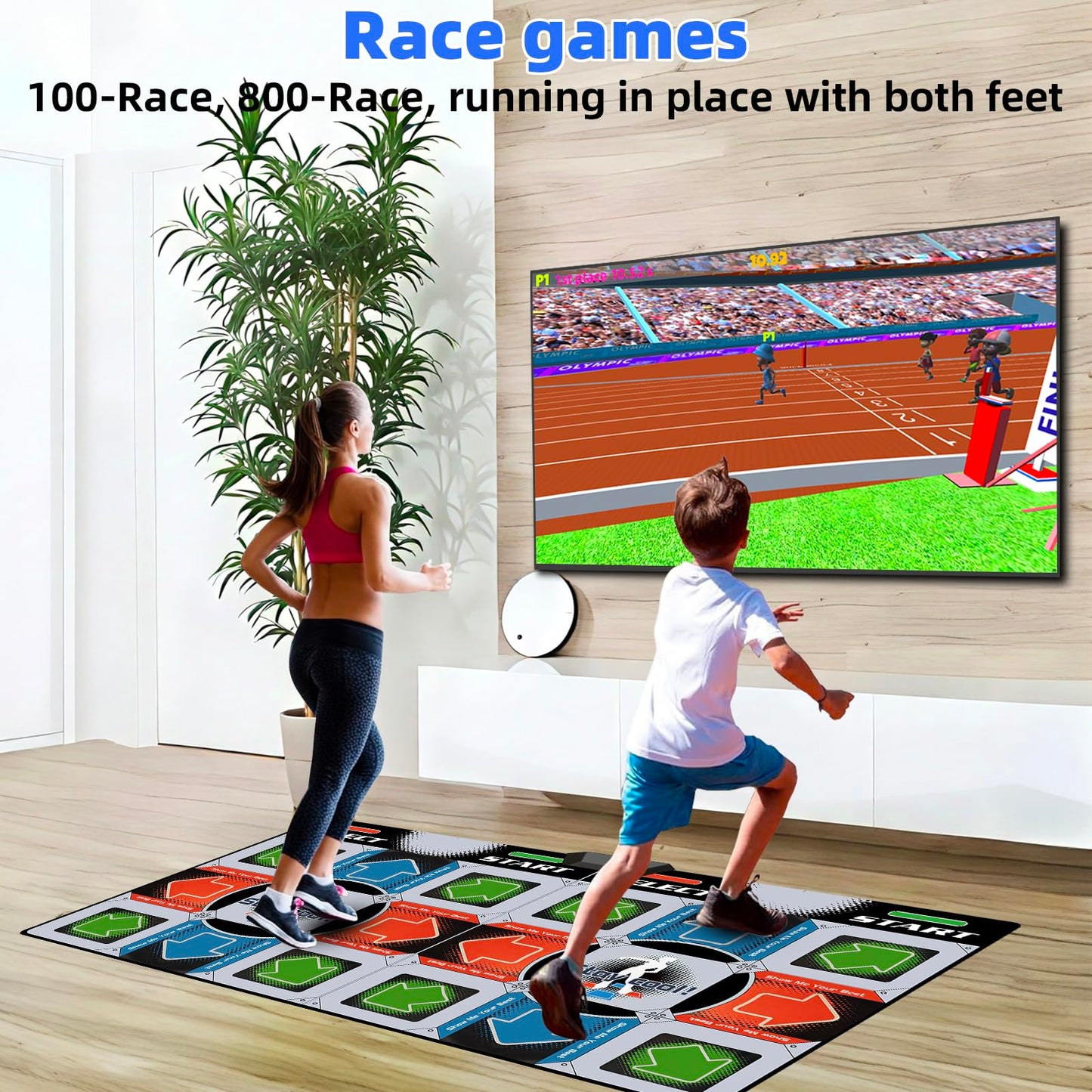 Damcoola dance mat game selection menu screen