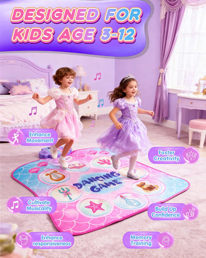 Close up of Leapio dance mat anti-slip surface texture