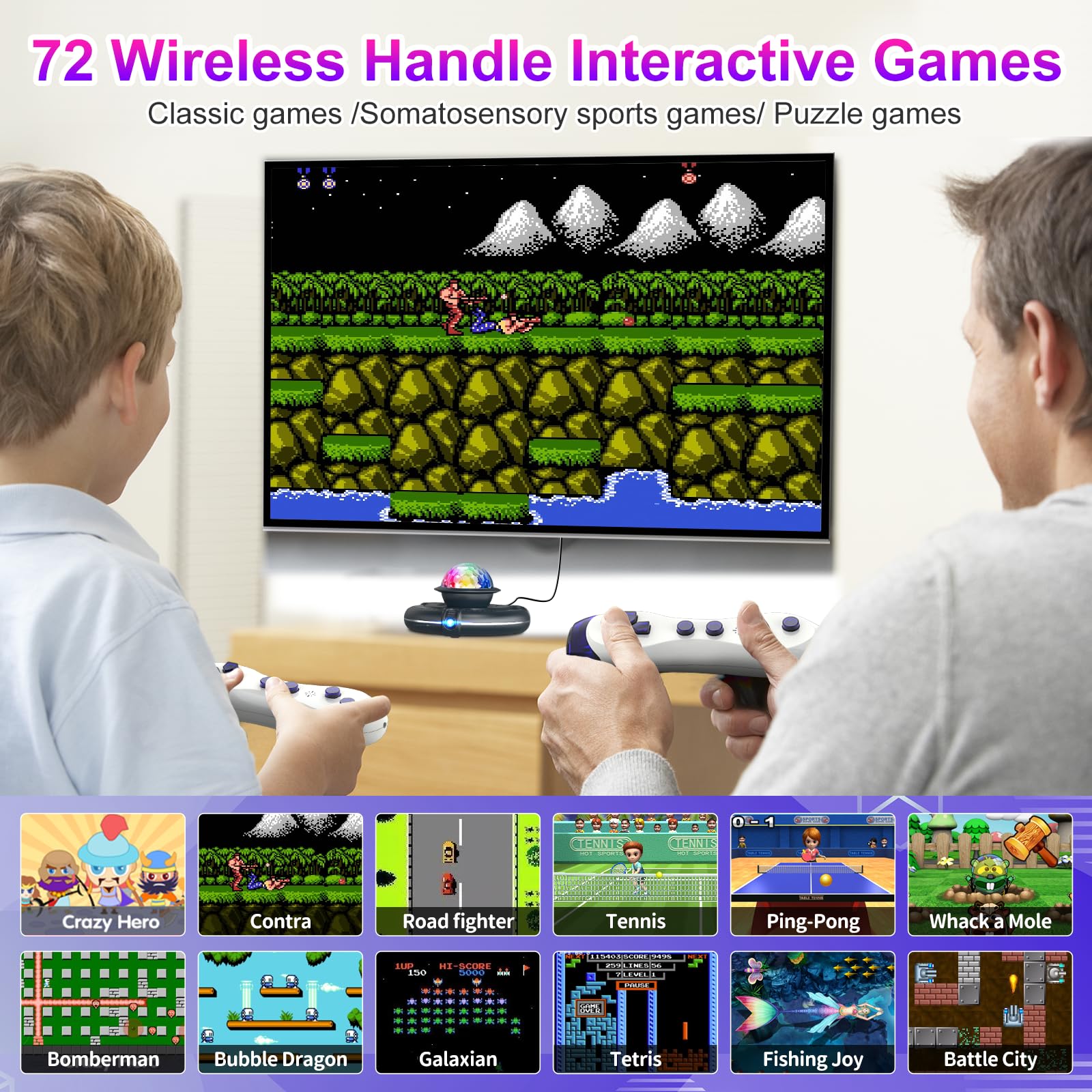 Kids using wireless controllers on Fwfx dance mat