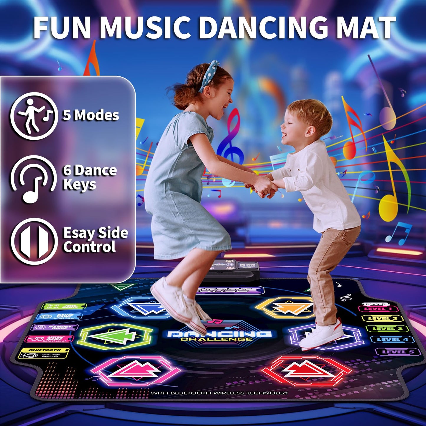 Foldable design of the Yoziss portable dance mat