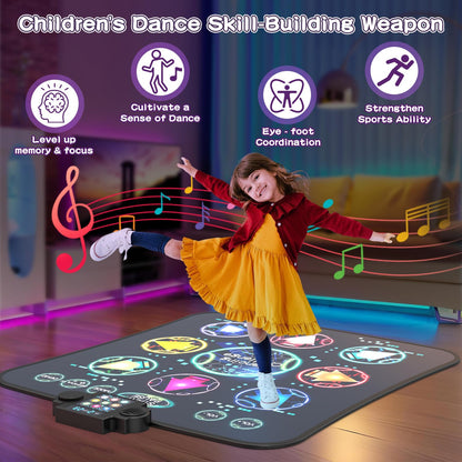 Joycuddle electronic dance mat folded for compact storage