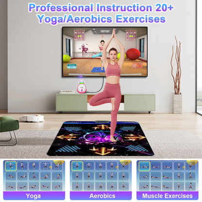 Foldable design of the Yrprsodf musical dance step pad