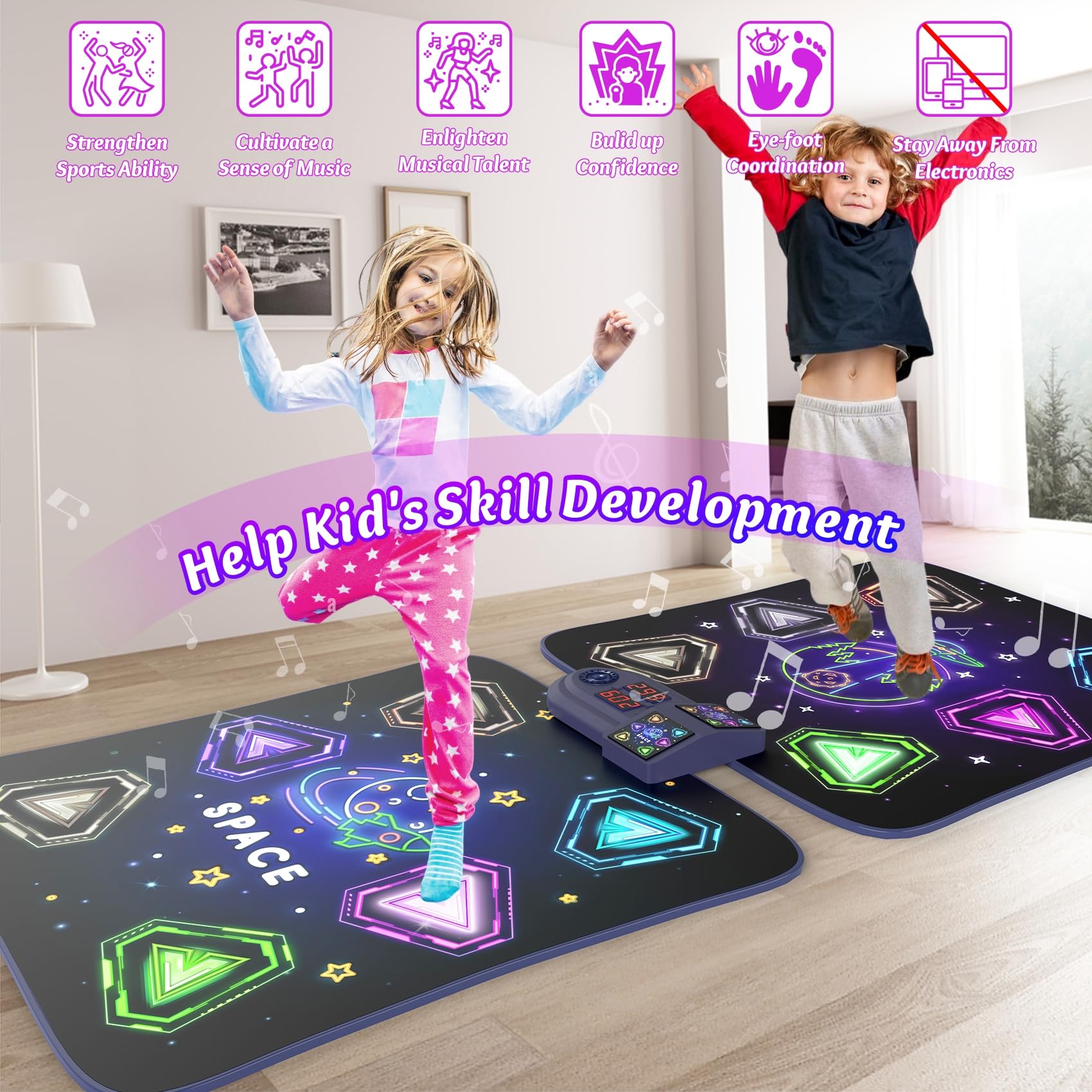 Wireless remote control for Annkie kids dance mat