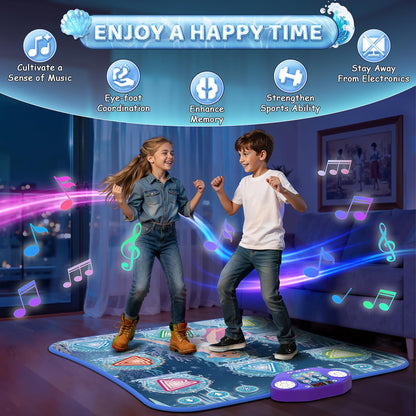 Side profile of foldable Ankkie kids electronic dance pad